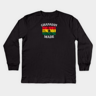 Ghanaian Made-pride of my country Kids Long Sleeve T-Shirt